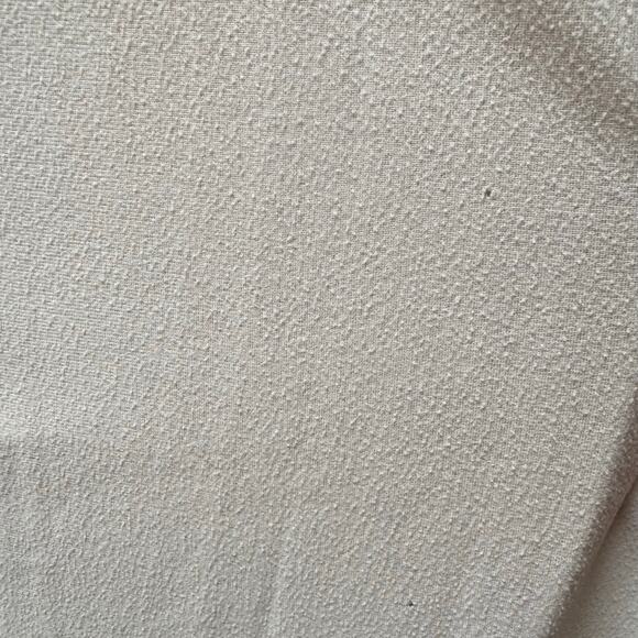 Vintage 1970s White Dress Rose Embroider Prairie Flutter Sleeve Nightgown Tie - Picture 13 of 16